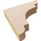 Ekena Millwork 2"W x 10"D x 10"H Thin New Brighton Rough Cedar Woodgrain TimberThane Corbel, Primed Tan CORUR02X10X10NEBRCPR - alternate 6